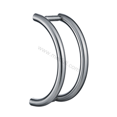 PH008 (Tubular semi-circular door pull handle)